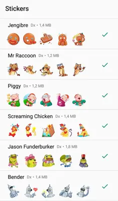 Stickers WhatsApp android App screenshot 0