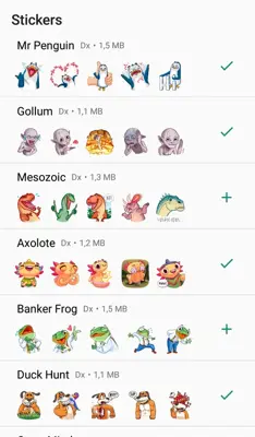 Stickers WhatsApp android App screenshot 1