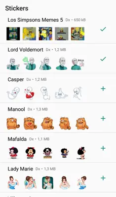 Stickers WhatsApp android App screenshot 3